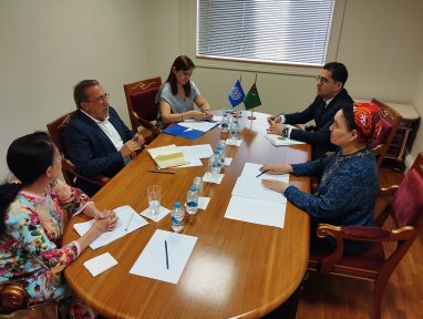 The ILO expert held meetings with the Office of the Ombudsman of Turkmenistan