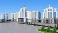 Photos of the construction project of the new administrative center of the Akhal velayat