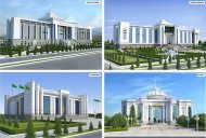 Фотографии проекта застройки нового административного центра Ахалского велаята