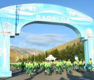 Фоторепортаж: В Ашхабаде состоялся массовый велопробег в честь Всемирного дня велосипеда