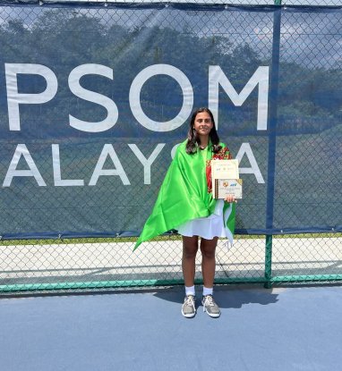 Turkmen tennis player won silver in doubles at a tournament in Malaysia