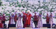 Aşgabadyň 140 ýyllygy hem-de «Soňky jaň» mynasybetli geçirilen konsertden fotoreportaž 