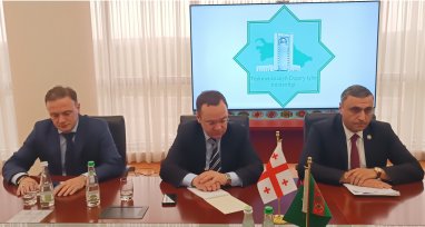 Türkmenistanyň DIM-niň orunbasary gruziýaly diplomat bilen duşuşdy 