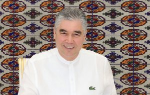 Председатель Халк Маслахаты Туркменистана Гурбангулы Бердымухамедов отмечает 67-летие