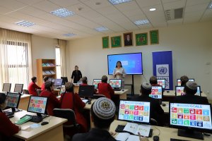 A meeting with youth was held in Ashgabat on the occasion of Earth Day celebrations