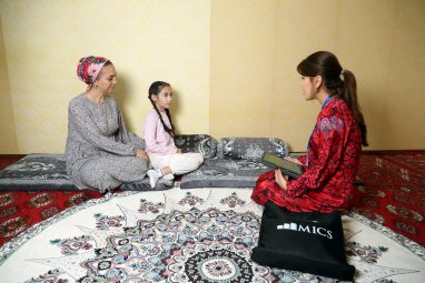 Multi-indicator cluster survey of households completed in Turkmenistan