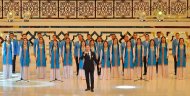 Фоторепортаж с церемонии открытия недели культуры в Лебапском велаяте