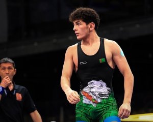Freestyle wrestler from Turkmenistan wins gold at the Asian U20 Championship