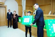 Photo report: Turkmenistan national football team (U-12) rewarded with valuable gifts in Ashgabat 