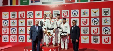Turkmen judoist wins silver at international tournament in Kuwait