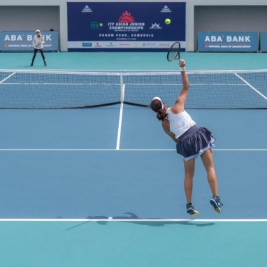 Илима Гусейнова из Туркменистана пробилась в полуфинал чемпионата Азии по теннису среди юниоров (U-14)