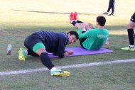Фоторепортаж: Сборная Туркменистана по футболу провела тренировку перед матчем с КНДР