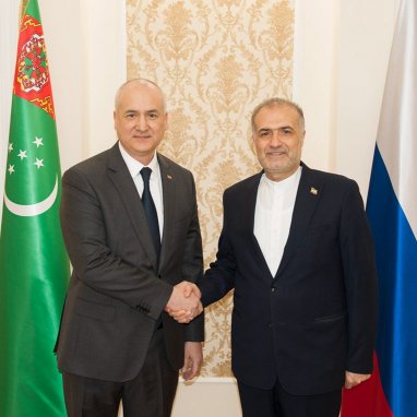 The ambassadors of Turkmenistan and Iran to the Russian Federation discussed issues of bilateral cooperation