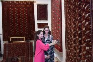 A delegation of Russian cultural figures visited the National Museum of Turkmen Carpets