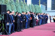 Фоторепортаж: Торжественное открытие выставки «Основные направления развития промышленных отраслей Туркменистана»