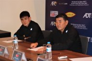Фоторепортаж: Пресс-конференция сборных Туркменистана и КНДР перед отборочным матчем ЧМ-2022