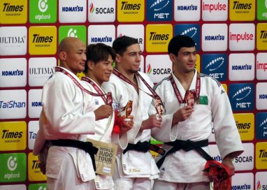 Hekim Agamammedov from Turkmenistan became the bronze medalist of the Grand Slam judo tournament