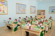 A celebration was held in Balkanabat in honor of the opening of secondary school No. 25