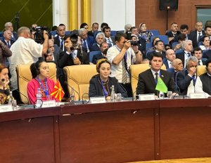 Türkmenistan heyeti, Duşanbe'deki uluslararası parlamenterler forumuna katıldı
