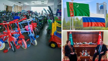 Turkmenistan will start producing children's bicycles, Gulshat Mammedova met with Speaker of the Turkish Parliament Mustafa Shentop, Turkmen-Russian business forum to be held in Ashgabat and other news