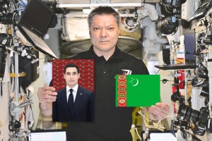 Олег Кононенко передал поздравления Туркменистану из космоса