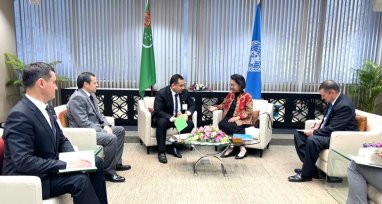 Türkmenistan heyeti, ESCAP Genel Sekreteri ile görüştü