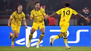  Borussia defeated PSG and became the first Champions League finalist