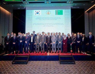 Embassy of Turkmenistan in Korea held an official reception