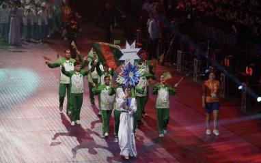 Спортсмены Туркменистана приняли участие в церемонии открытия II Игр стран СНГ