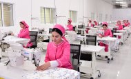 Фоторепортаж: церемония открытия нового текстильного комплекса в Бабадайханском этрапе Ахалского велаята 