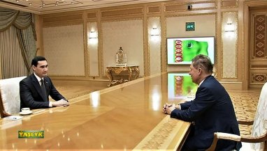 Serdar Berdimuhamedow «Gazprom-yň» başlygy Alekseý Milleri kabul etdi