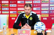 Photo report: Press conference of FC Altyn Asyr and FC Dordoi before the match of the 2019 AFC Cup
