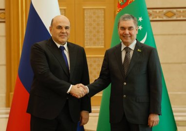Gurbanguly Berdimuhamedov received Russian Prime Minister Mikhail Mishustin