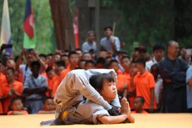 In China, a 9-year-old girl became one of the best kung fu masters