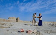 An open-air seminar was held at the ancient settlement of Paryzdepe in Turkmenistan