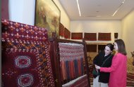 A delegation of Russian cultural figures visited the National Museum of Turkmen Carpets