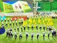 Türkmenistanyň Garaşsyzlygynyň 26 ýyllygyna bagyşlanyp «Aşgabat» stadionynda geçirilen dabaradan fotoreportaž