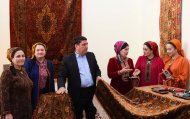 An exhibition of works by artists and artisans of Iran opened in Ashgabat