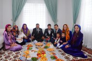 Фоторепортаж: новый поселок Галкыныш открылся на западе Туркменистана