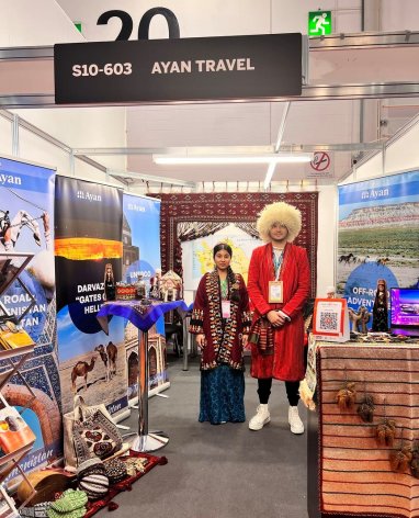 Türkmenistanyň iri syýahatçylyk operatory «Ayan Travel» Londondaky abraýly «World Travel Market» halkara sergisine gatnaşdy