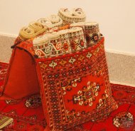 Фоторепортаж с выставки «Туркменский ковер – душа туркмен»