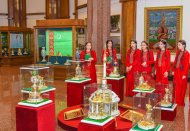 Фоторепортаж: В Государственном музее Туркменистана развернута выставка «Независимость – источник нашего счастья»