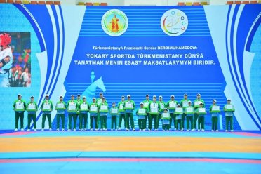 Туркменские спортсмены завоевали 114 медалей за 4 месяца на международной арене