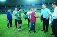 Fotoreportaž: Aşgabadyň «Altyn asyr» futbol topary Türkmenistanyň Naýbaşy kubogynyň eýesi boldy