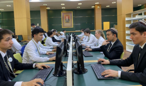 Students from Turkmenistan win gold at the International Informatics Olympiad