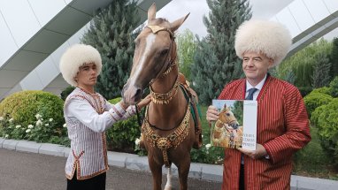 FIFA President visited the International Ahal-Teke Equestrian Complex in Ashgabat