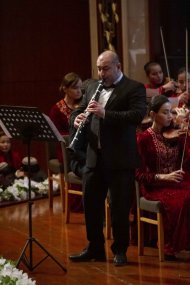 Aşgabatda italýan kompozitory we dirižýory Klaudio Wandelliniň konserti boldy