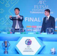 Photo story: A draw ceremony for the 2020 Asian Futsal Championship was held in Ashgabat