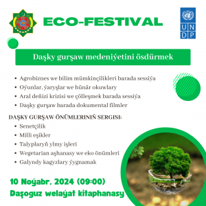 Eco-festival will be held in Dashoguz