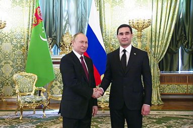 Serdar Berdimuhamedov congratulated Vladimir Putin on his birthday